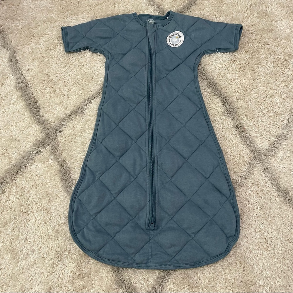 Dreamland baby weighted transition swaddle small (3-6M) (12-16lbs) in ocean blue